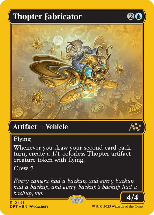 Thopter Fabricator (First-Place Foil) - Aetherdrift (DFT) NM *FOIL*