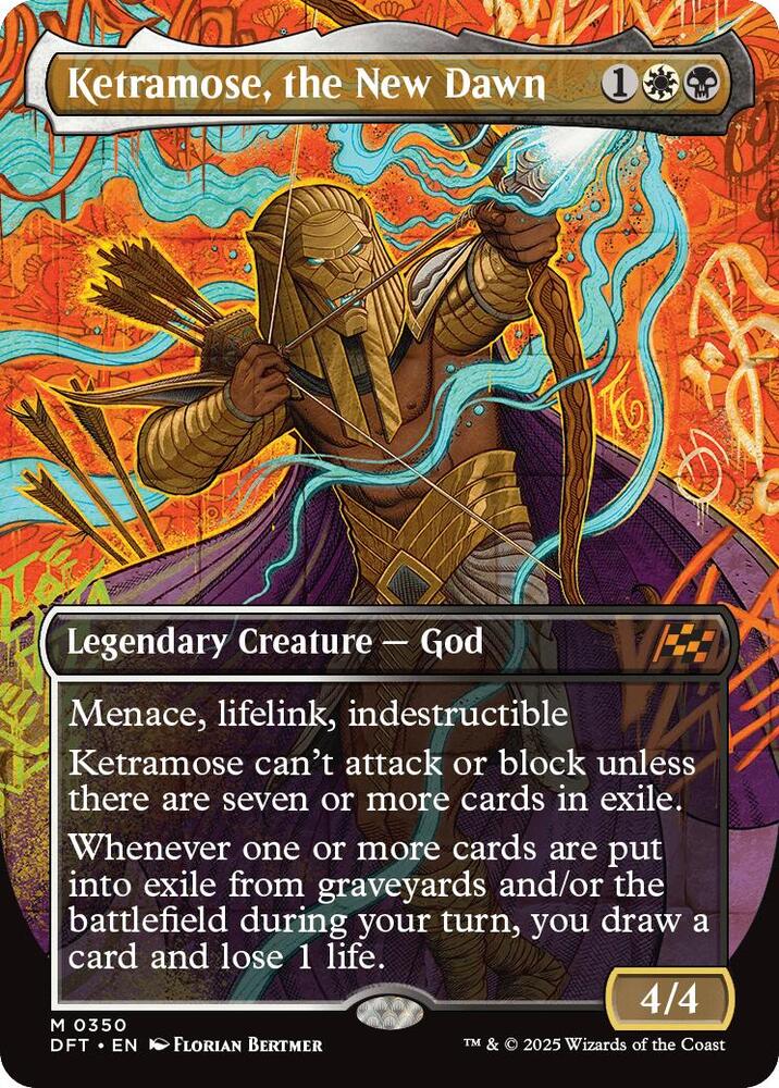 Ketramose, the New Dawn (Borderless) - Aetherdrift (DFT) NM