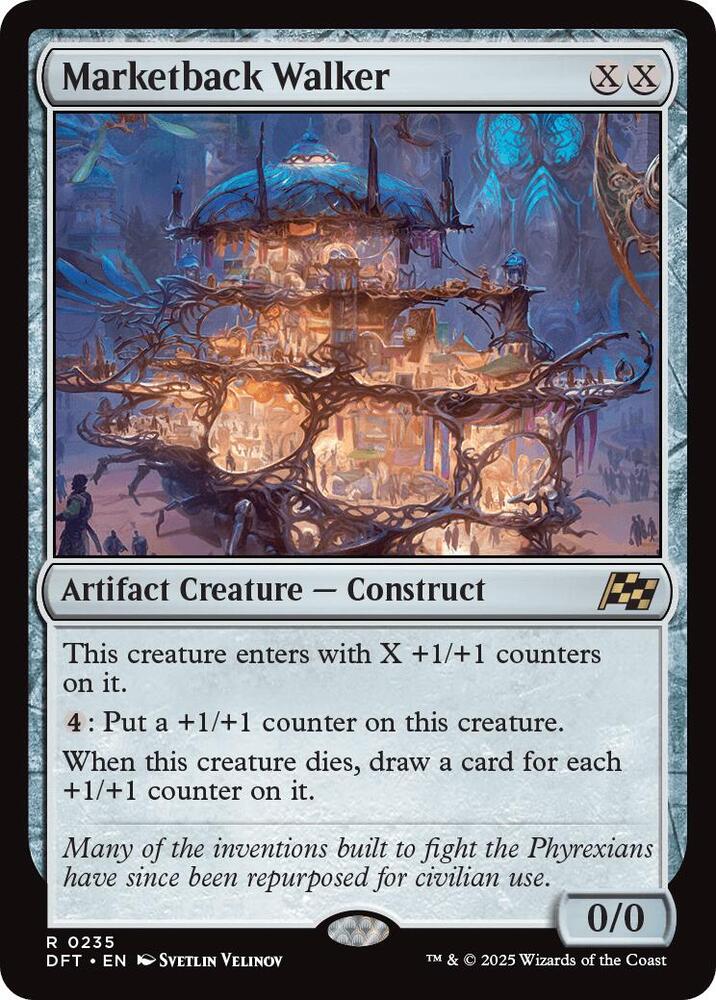 Marketback Walker - Aetherdrift (DFT) NM *FOIL*