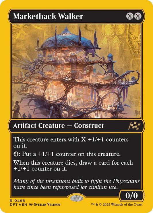 Marketback Walker (First-Place Foil) - Aetherdrift (DFT) LP *FOIL*