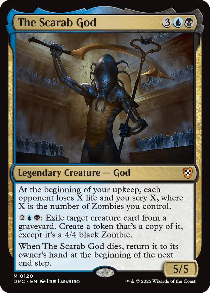 The Scarab God - Commander: Aetherdrift (DRC) NM