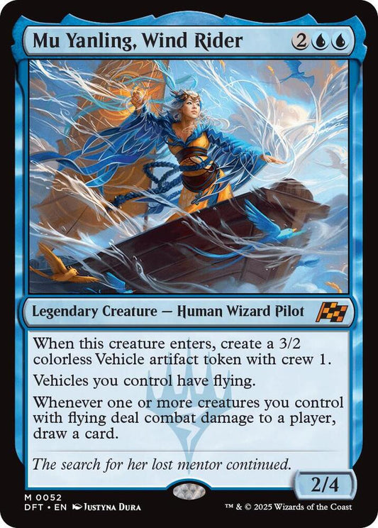 Mu Yanling, Wind Rider - Aetherdrift (DFT) NM *FOIL*