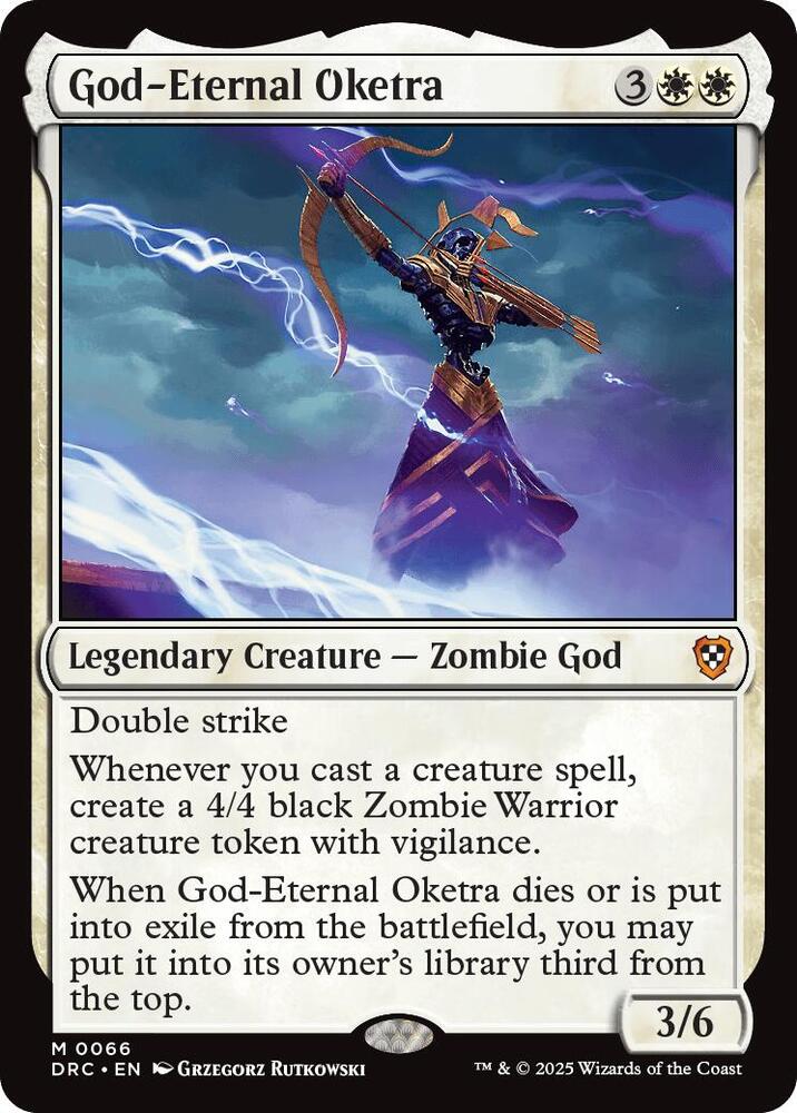 God-Eternal Oketra - Commander: Aetherdrift (DRC) NM