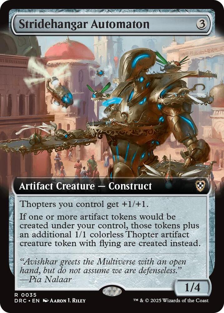 Stridehangar Automaton (Extended Art) - Commander: Aetherdrift (DRC) NM