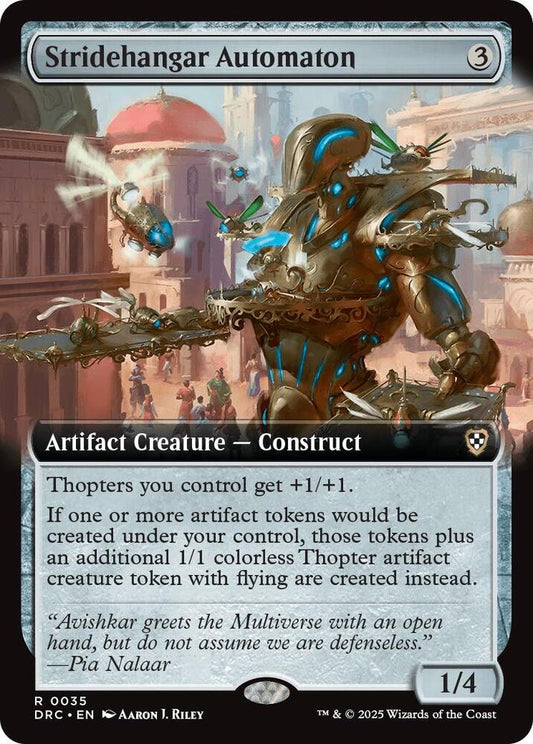 Stridehangar Automaton (Extended Art) - Commander: Aetherdrift (DRC) NM