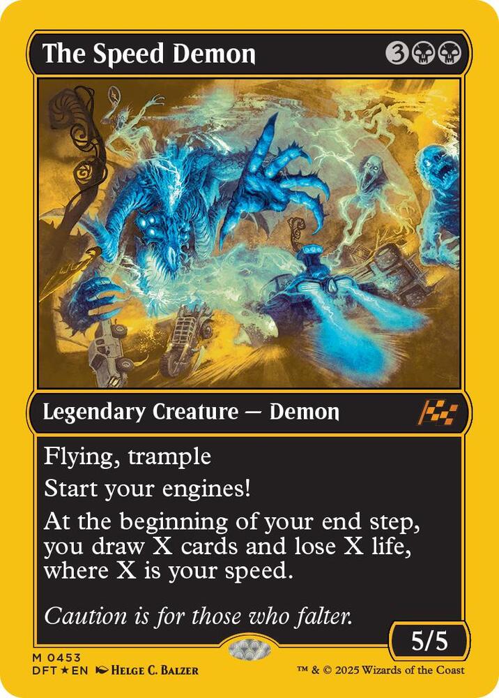 The Speed Demon (First-Place Foil) - Aetherdrift (DFT) NM *FOIL*