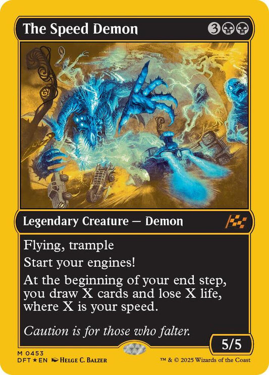 The Speed Demon (First-Place Foil) - Aetherdrift (DFT) NM *FOIL*