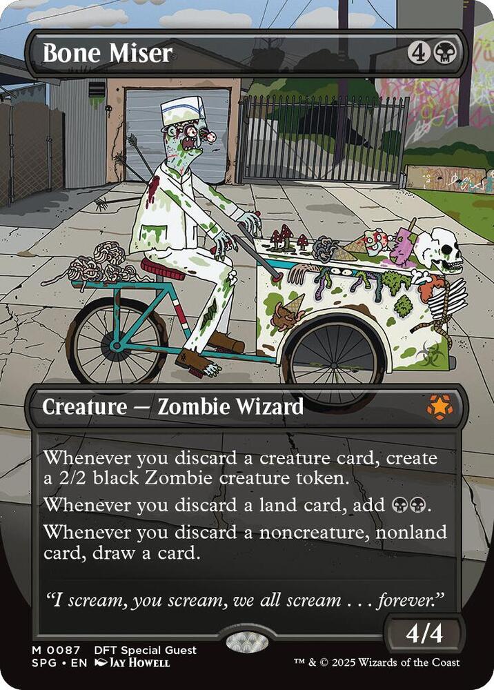 Bone Miser (Borderless) - Special Guests (SPG) NM *FOIL*