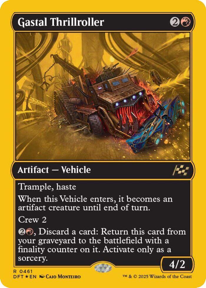 Gastal Thrillroller (First-Place Foil) - Aetherdrift (DFT) NM *FOIL*