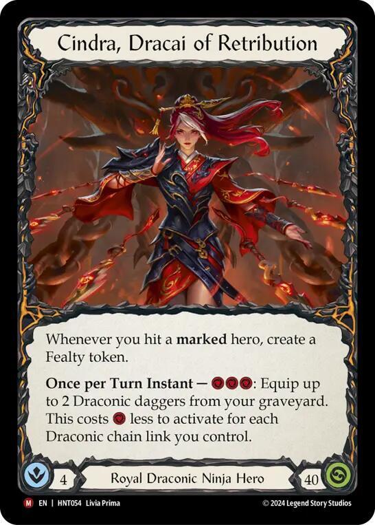 Cindra, Dracai of Retribution - The Hunted NM