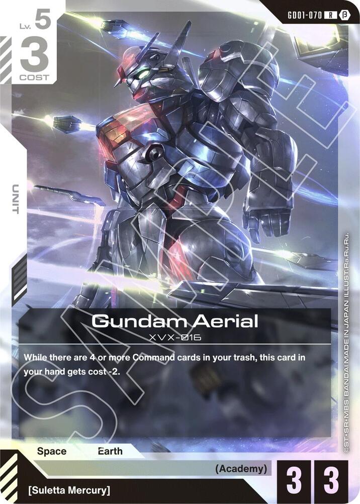 Gundam Aerial - Edition Beta (GD01_b) NM *FOIL*
