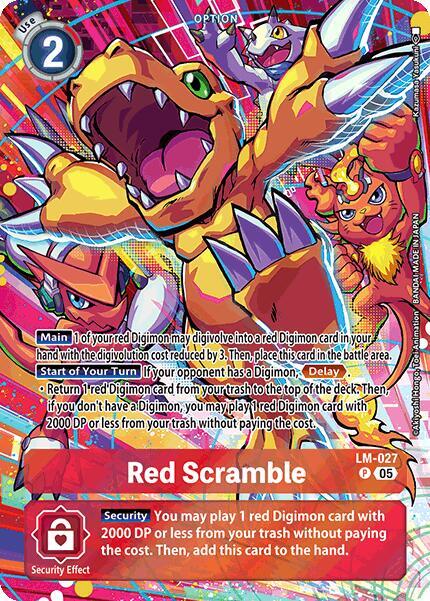 Red Scramble (Alternate Art) - Starter Deck 20: Protector of Light (ST-20) LP *FOIL*