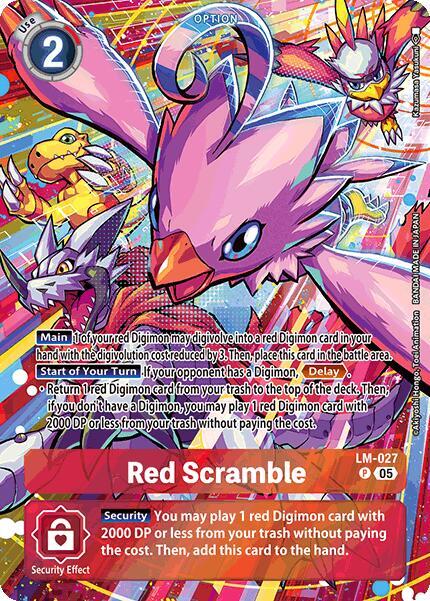 Red Scramble (Alternate Art) - Starter Deck 21: Hero of Hope (ST-21) LP *FOIL*