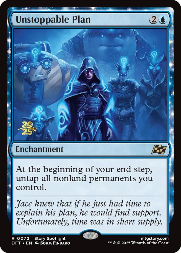 Unstoppable Plan - Prerelease Cards (PRE) NM *FOIL*