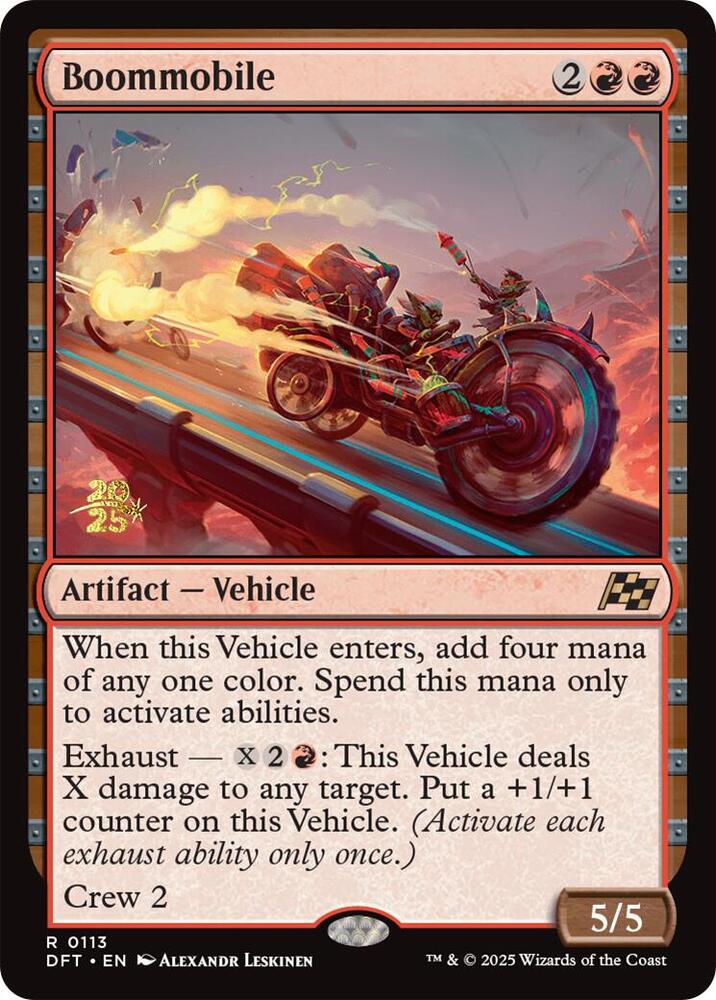 Boommobile - Prerelease Cards (PRE) NM *FOIL* SEALED