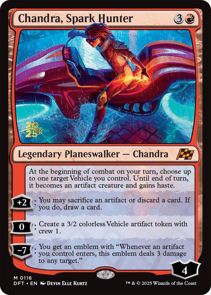 Chandra, Spark Hunter - Prerelease Cards (PRE) NM *FOIL* SEALED