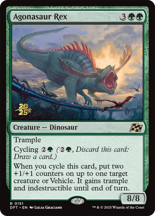 Agonasaur Rex - Prerelease Cards (PRE) NM *FOIL* SEALED