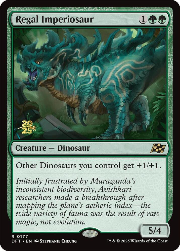 Regal Imperiosaur - Prerelease Cards (PRE) NM *FOIL* SEALED
