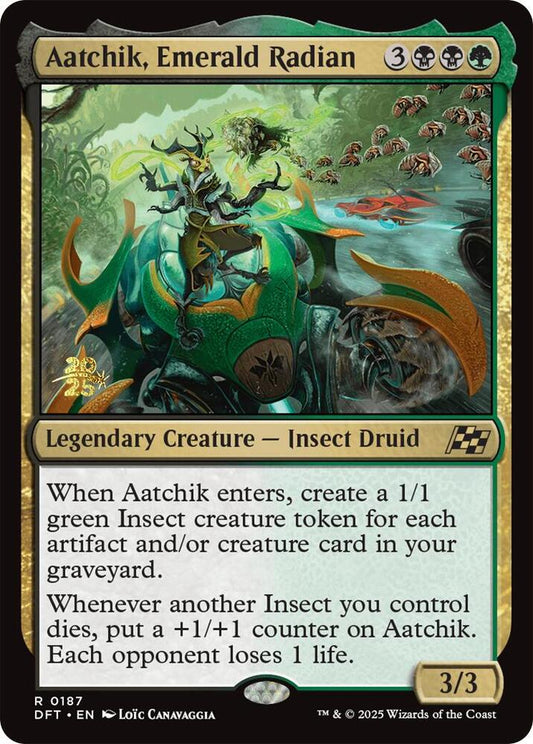 Aatchik, Emerald Radian - Prerelease Cards (PRE) NM *FOIL* SEALED