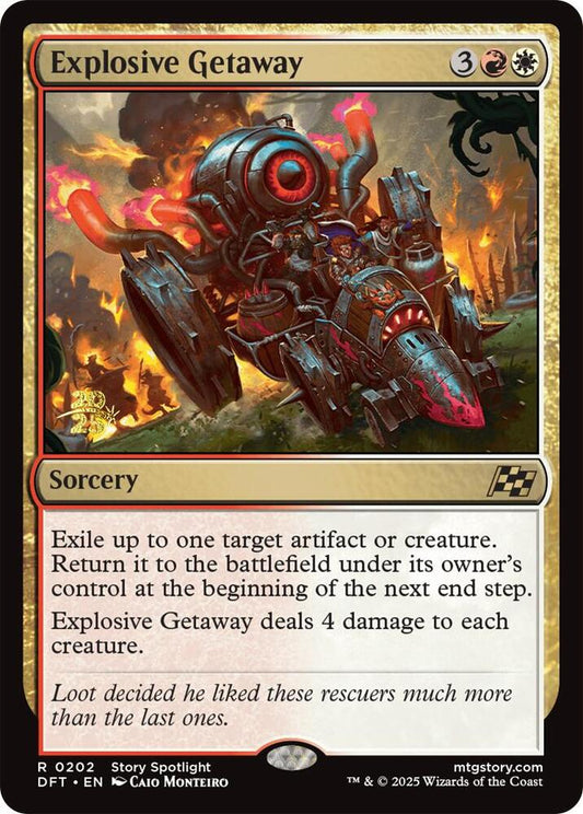 Explosive Getaway - Prerelease Cards (PRE) NM *FOIL* SEALED