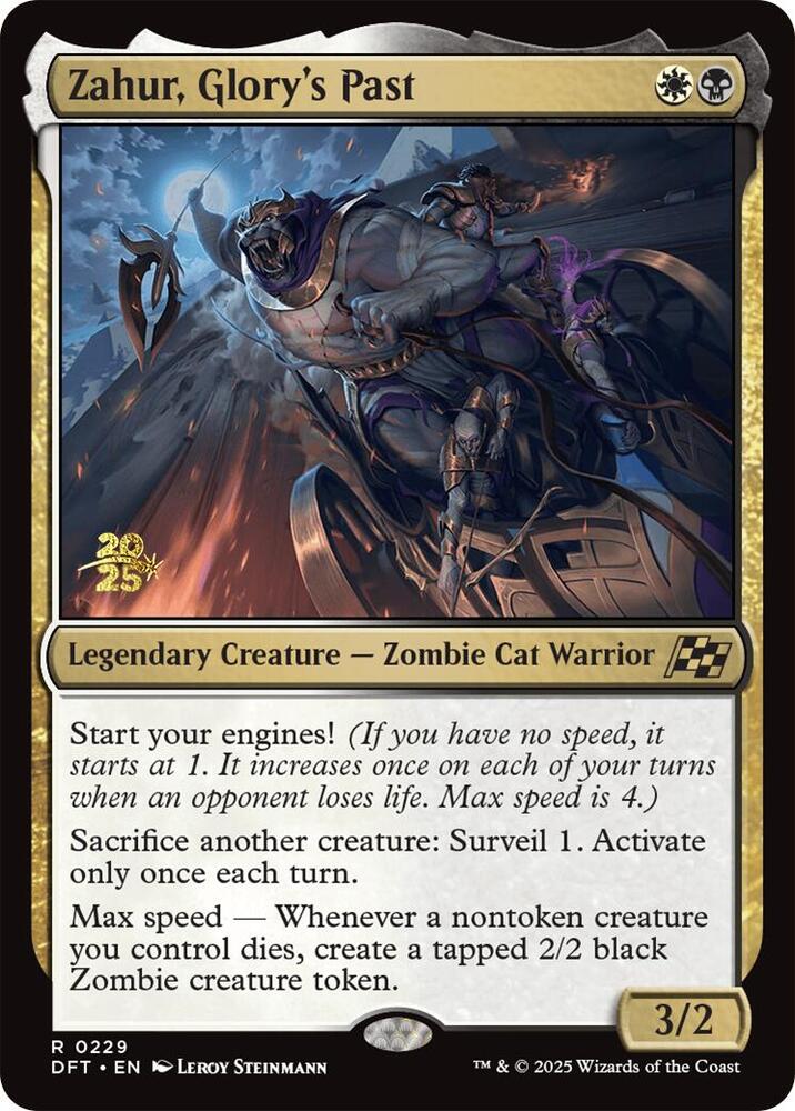 Zahur, Glory's Past - Prerelease Cards (PRE) NM *FOIL* SEALED