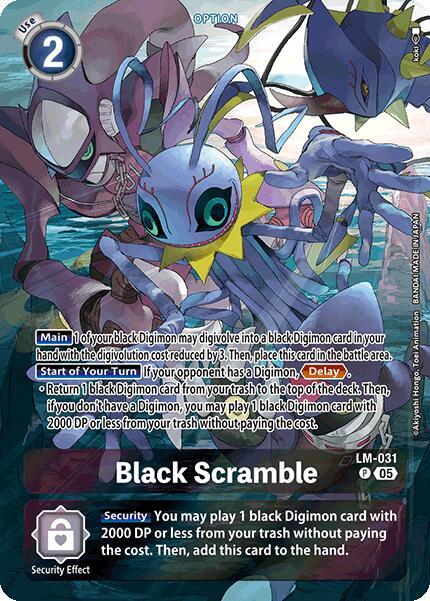 Black Scramble (Alternate Art) - Starter Deck 20: Protector of Light (ST-20) LP *FOIL*