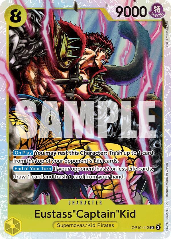 Eustass"Captain"Kid (112) - Royal Blood (OP10) NM *FOIL*