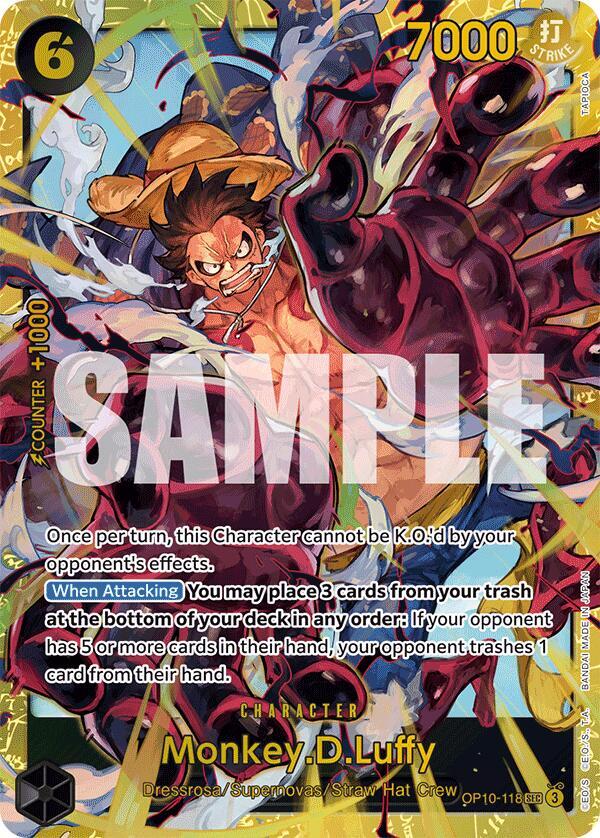 Monkey.D.Luffy (118) - Royal Blood (OP10) NM *FOIL*
