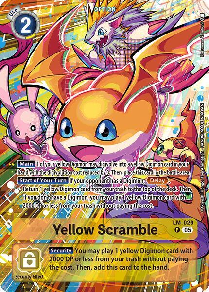Yellow Scramble (Alternate Art) - Starter Deck 21: Hero of Hope (ST-21) LP *FOIL*
