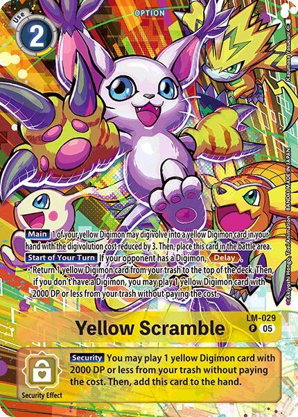 Yellow Scramble (Alternate Art) - Starter Deck 20: Protector of Light (ST-20) NM *FOIL*