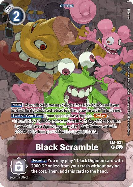 Black Scramble (Alternate Art) - Starter Deck 21: Hero of Hope (ST-21) NM *FOIL*