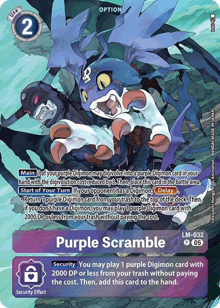 Purple Scramble (Alternate Art) - Starter Deck 21: Hero of Hope (ST-21) LP *FOIL*