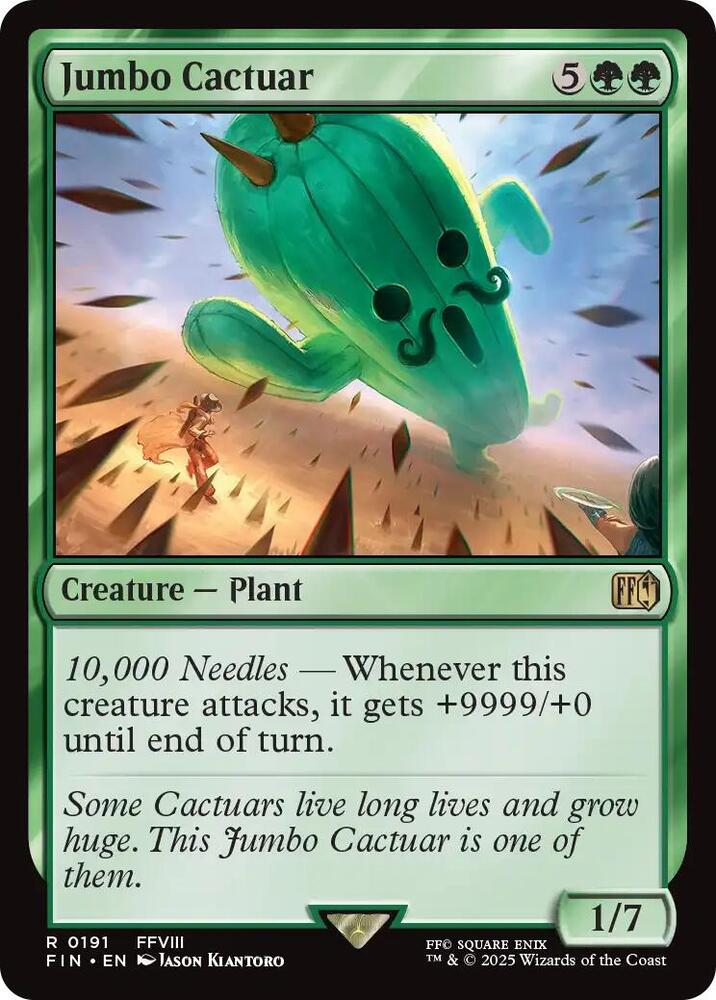 Jumbo Cactuar - FINAL FANTASY (FIN) NM