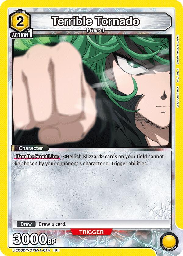 Terrible Tornado (014) - UE06BT: One Punch Man (UE06BT) NM *FOIL*