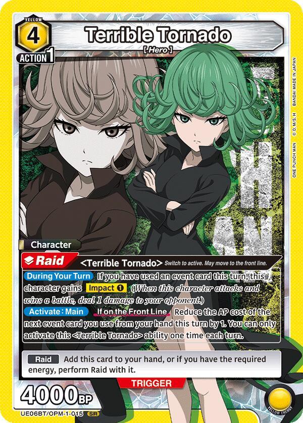 Terrible Tornado (015) - UE06BT: One Punch Man (UE06BT) NM *FOIL*
