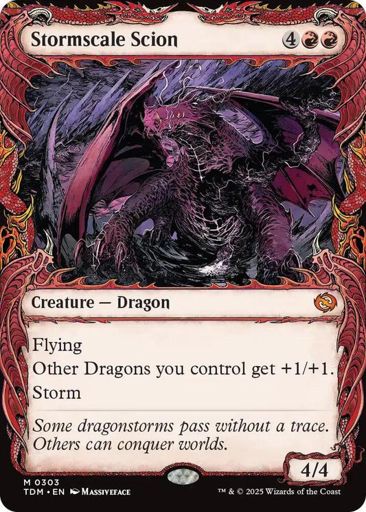 Stormscale Scion (Showcase) - Tarkir: Dragonstorm (TDM) NM