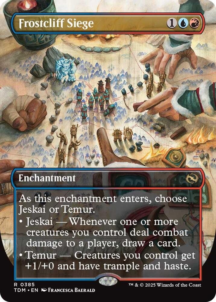 Frostcliff Siege (Borderless) - Tarkir: Dragonstorm (TDM) NM
