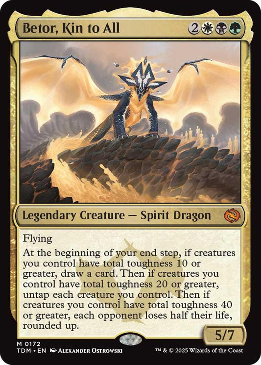 Betor, Kin to All - Tarkir: Dragonstorm (TDM) NM *FOIL*