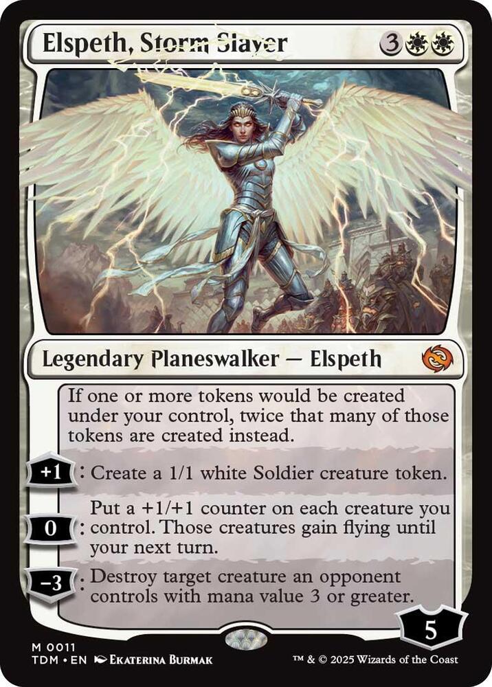 Elspeth, Storm Slayer - Tarkir: Dragonstorm (TDM) NM