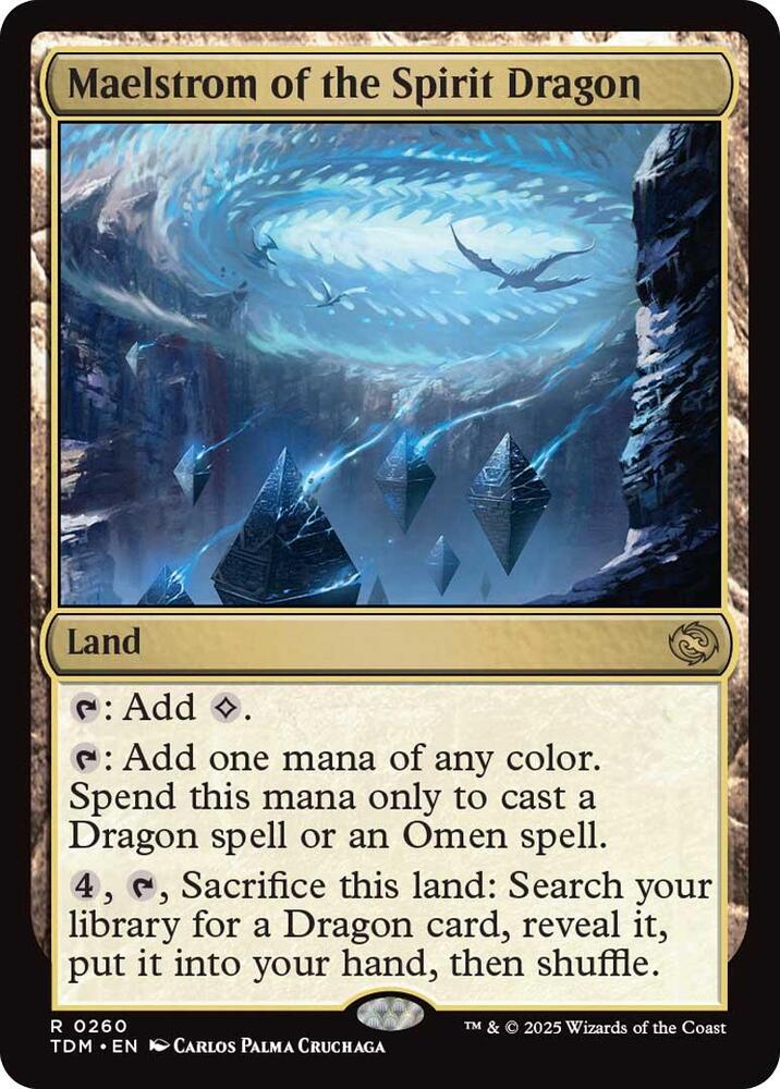 Maelstrom of the Spirit Dragon - Tarkir: Dragonstorm (TDM) NM *FOIL*