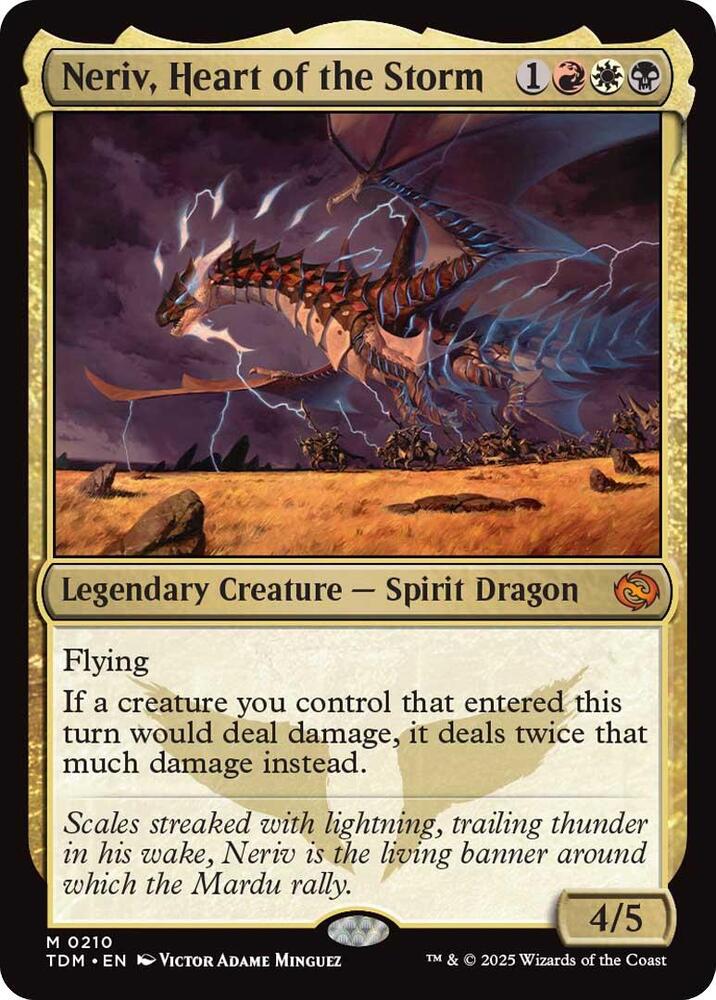 Neriv, Heart of the Storm - Tarkir: Dragonstorm (TDM) NM