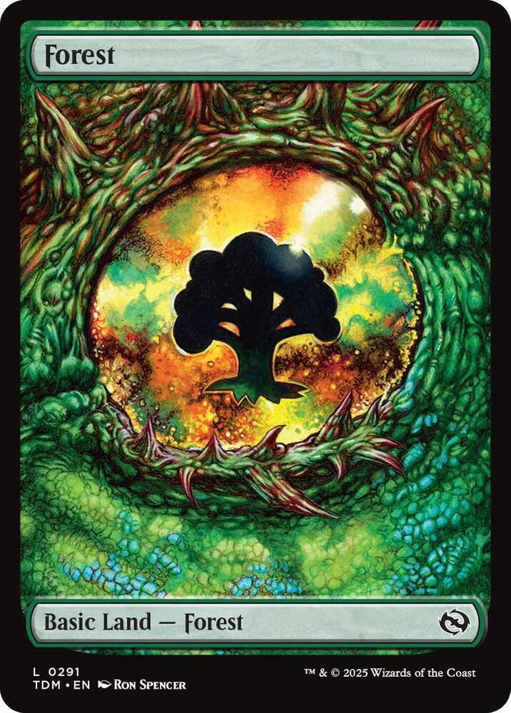 Forest (0291) - Tarkir: Dragonstorm (TDM) NM
