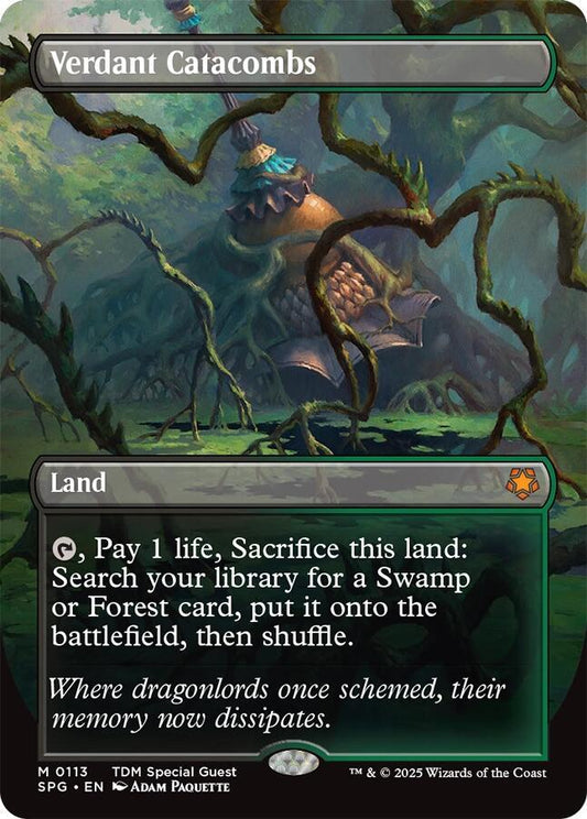 Verdant Catacombs (Borderless) - Special Guests (SPG) NM *FOIL*