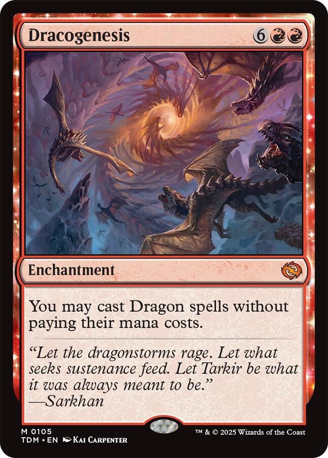 Dracogenesis - Tarkir: Dragonstorm (TDM) NM