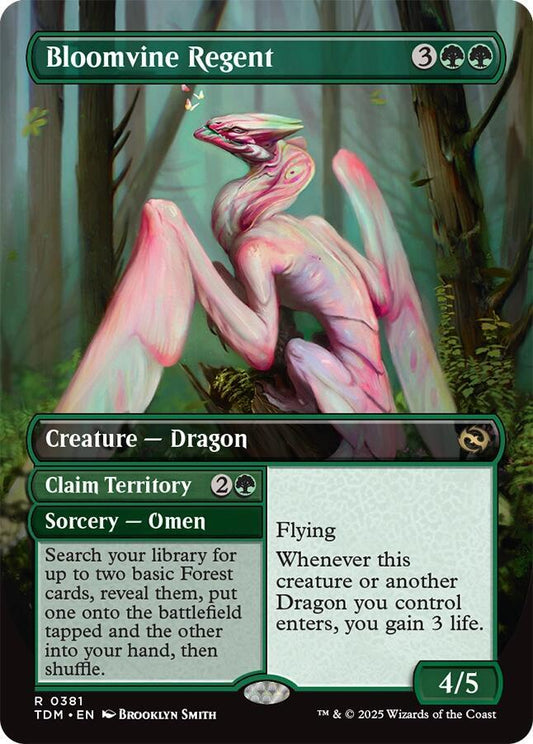 Bloomvine Regent (Borderless) - Tarkir: Dragonstorm (TDM) NM *FOIL*