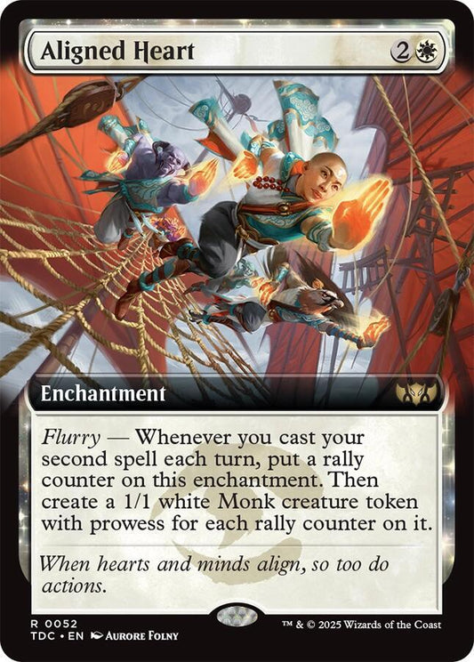 Aligned Heart (Extended Art) - Commander: Tarkir: Dragonstorm (TDC) NM
