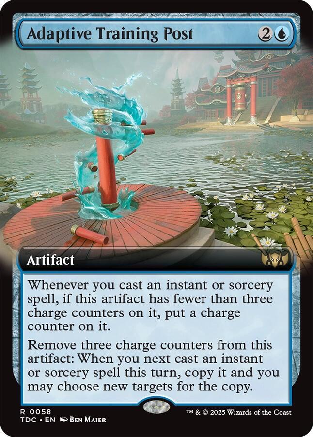 Adaptive Training Post (Extended Art) - Commander: Tarkir: Dragonstorm (TDC) NM