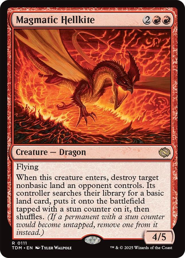 Magmatic Hellkite - Tarkir: Dragonstorm (TDM) NM