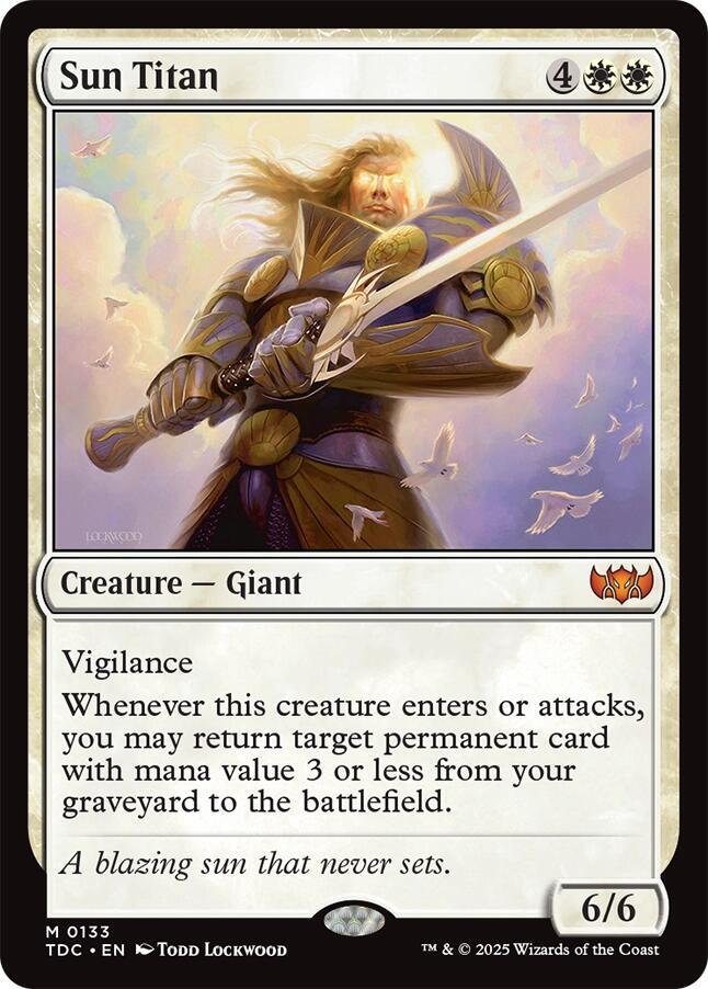 Sun Titan - Commander: Tarkir: Dragonstorm (TDC) NM