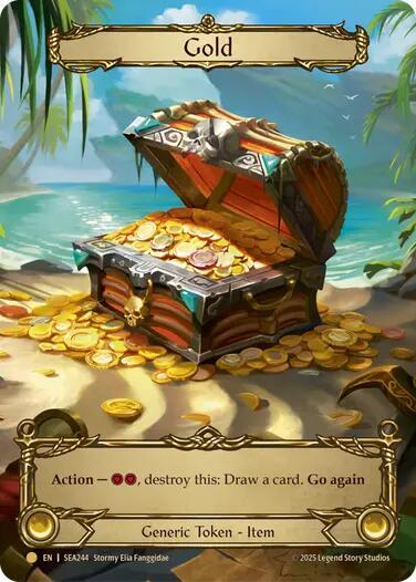 Gold (Treasure) - High Seas NM Foil